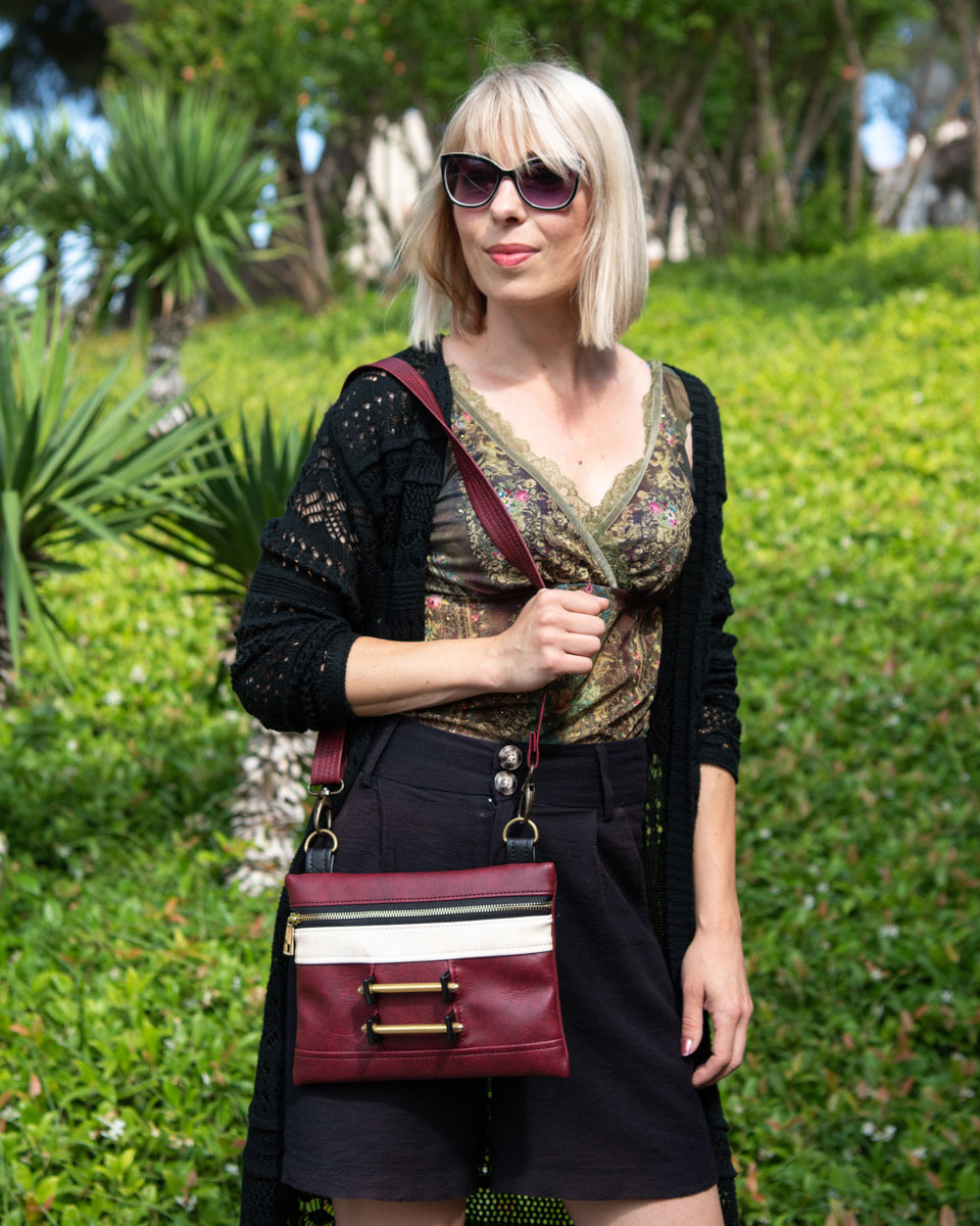 Burgundy Cream torbica S