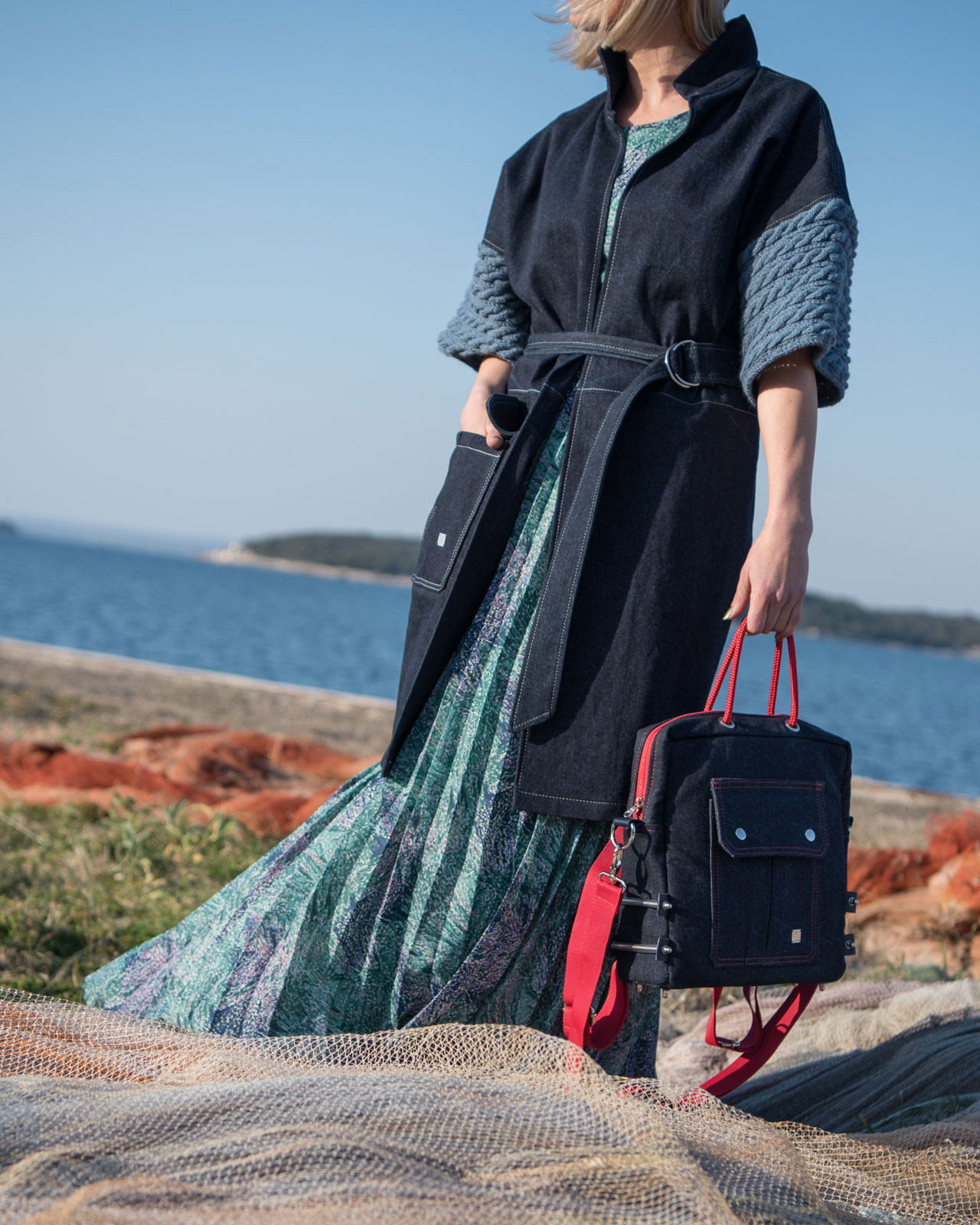 Denim jakna Blue Waves